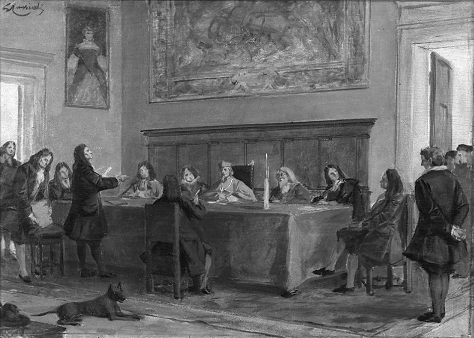 Sala dell'udienza con cardinale - Museo Amos Cassioli, Asciano, Siena